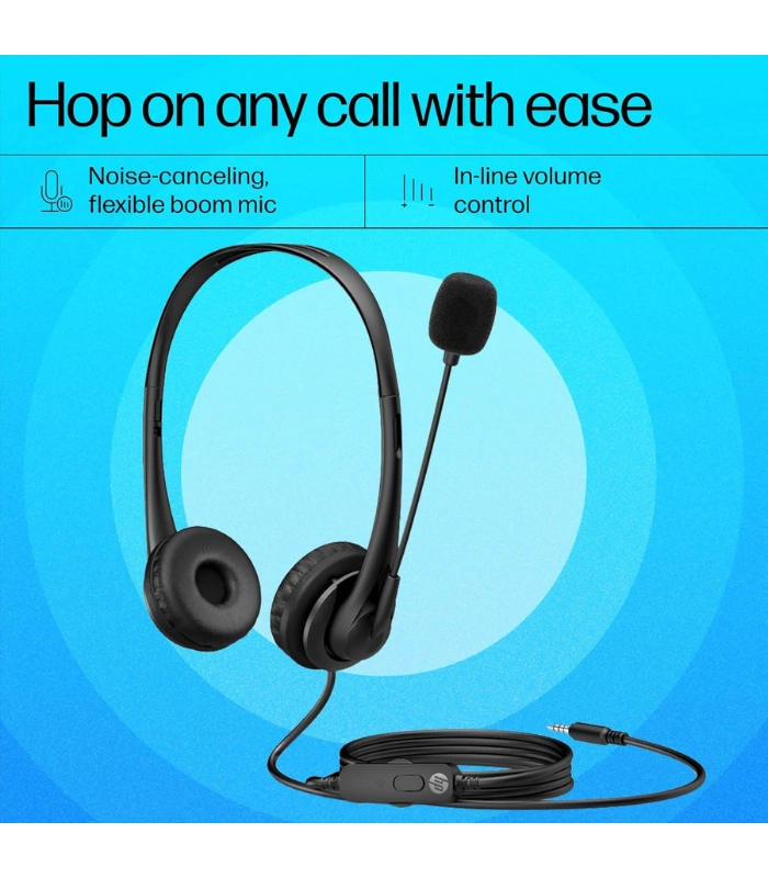 Hp Stereo 3.5Mm G2 Wired Over Ear Headphones