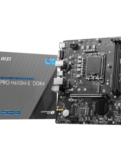 MSI PRO H610M-E DDR4 Motherboard