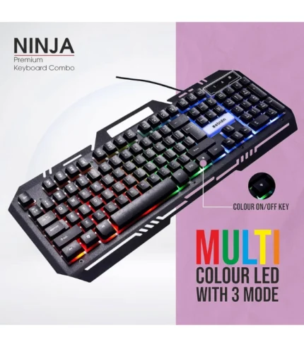 Zebion Ninja Gaming Keyboard and Mouse Combo 13 Zebion Ninja Gaming Keyboard and Mouse Combo - Image 6