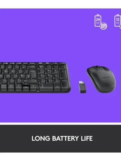 Logitech MK220 Compact Wireless Keyboard and Mouse Combo