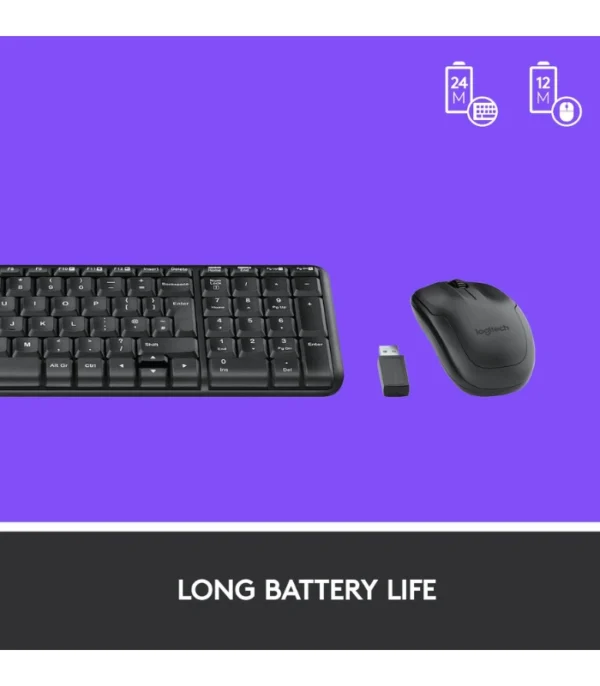 Logitech MK220 Compact Wireless Keyboard and Mouse Combo
