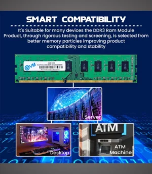 EVM 2GB DDR3 Desktop RAM 1333MHz - Pre-Owned