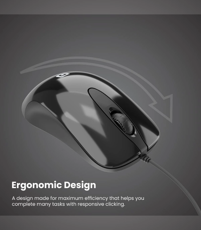 Portronics Toad 26 Wired Optical Mouse with 1500 DPI 2 Portronics Toad 26 Wired Optical Mouse with 1500 DPI