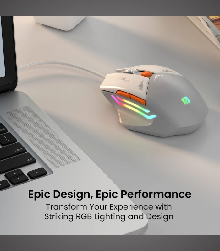 Portronics Vader Wired Gaming Mouse with 6 Buttons