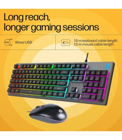 HP KM300F Gaming Keyboard and Mouse Set 5 HP KM300F Gaming Keyboard and Mouse Set