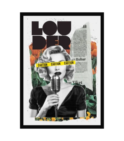 Black Modern Grunge Collage Typography Framed Art Print – Best in Class Frames 4 Black Modern Grunge Collage Typography Framed Art Print – Best in Class Frames