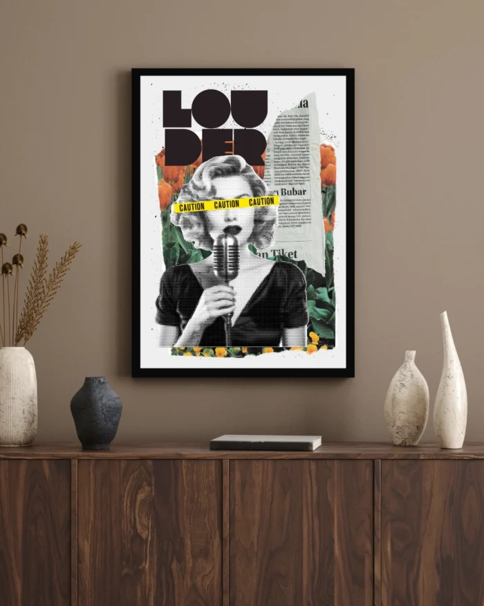 Black Modern Grunge Collage Typography Framed Art Print – Best in Class Frames 1 Black Modern Grunge Collage Typography Framed Art Print – Best in Class Frames
