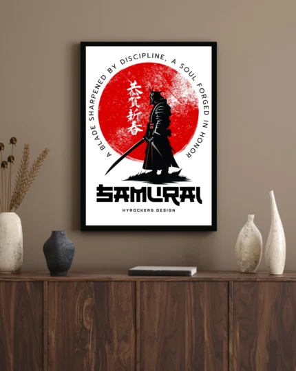 Samurai Wall Art Poster – Warrior Discipline & Honor 5 Samurai Wall Art Poster – Warrior Discipline & Honor