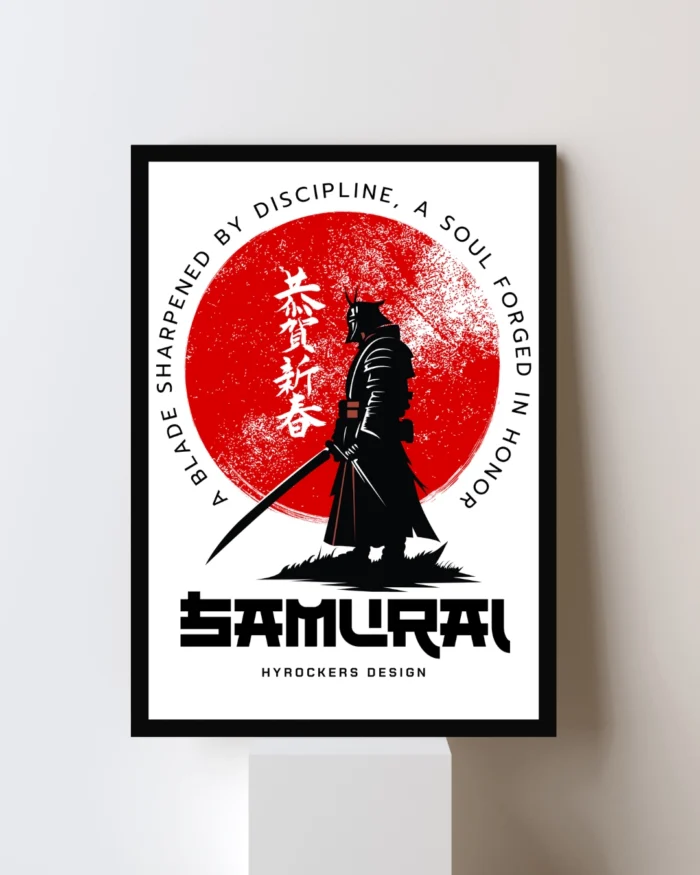 Samurai Wall Art Poster – Warrior Discipline & Honor 2 Samurai Wall Art Poster – Warrior Discipline & Honor