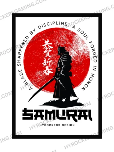 Samurai Wall Art Poster – Warrior Discipline & Honor