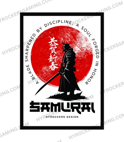 Samurai Wall Art Poster – Warrior Discipline & Honor 4 Samurai Wall Art Poster – Warrior Discipline & Honor
