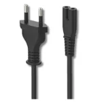AC Power Cord Cable Compatible PlayStation 4 (PS4) Slim/PlayStation 5 (PS5) Game Console (Approx 1 Meter)