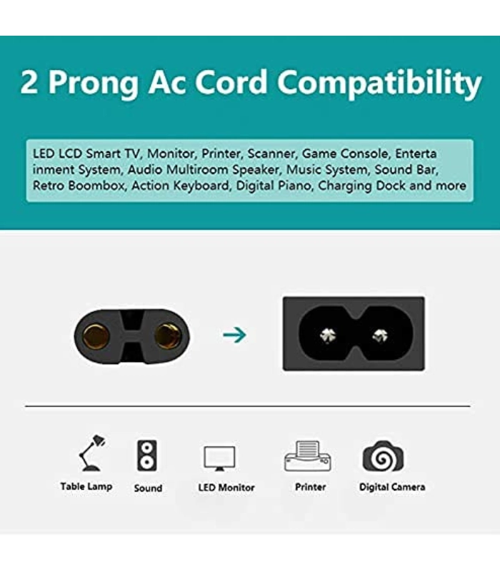 AC Power Cord Cable Compatible PlayStation 4 (PS4) Slim/PlayStation 5 (PS5) Game Console (Approx 1 Meter) 3 AC Power Cord Cable Compatible PlayStation 4 (PS4) Slim/PlayStation 5 (PS5) Game Console (Approx 1 Meter)