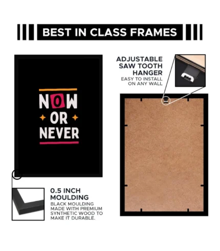 Now or Never Motivational Wall Poster 7 Now or Never Motivational Wall Poster