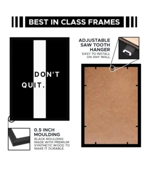 DON’T QUIT – Motivational A4 Hanging Poster