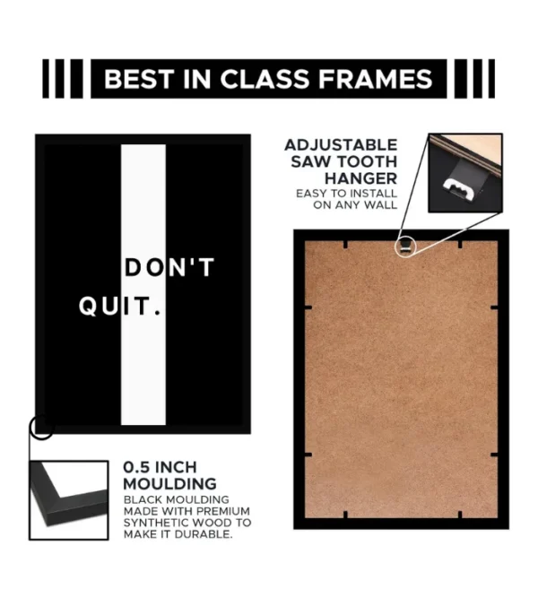 DON’T QUIT – Motivational A4 Hanging Poster