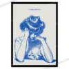 Imagination Wall Art – Inspirational Blue Ink Sketch Poster for Home & Office Decor